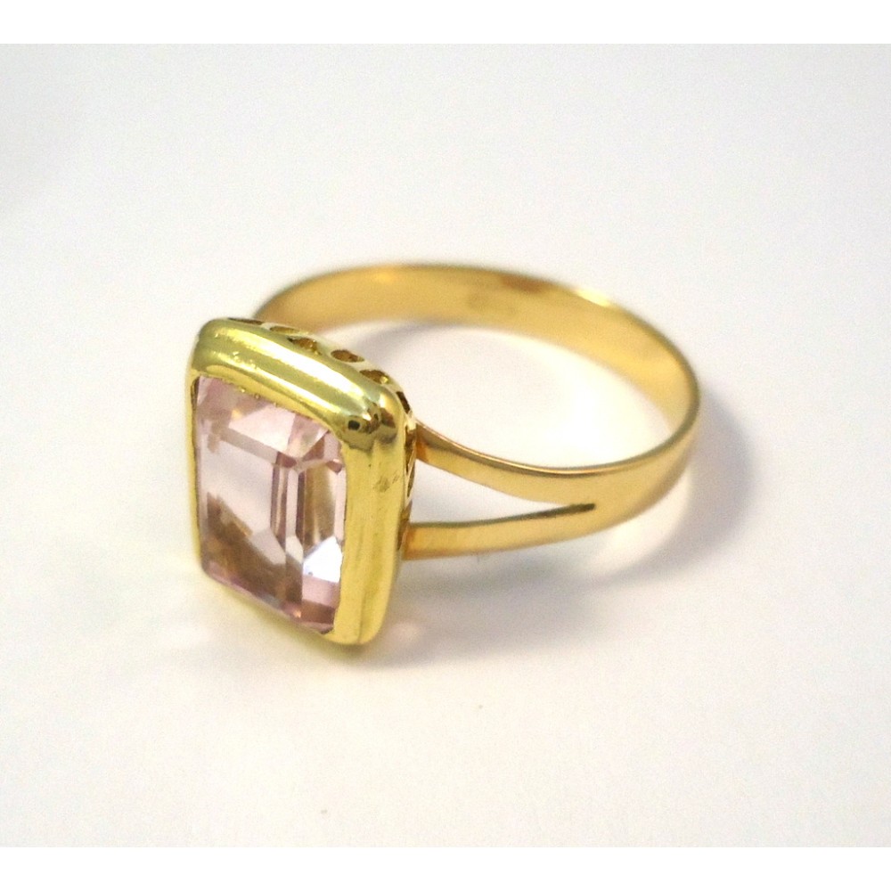 ANELLO DA DONNA IN ORO GIALLO 18 KT CON ROSA DI FRANCIA ANELLO DA DONNA IN ORO GIALLO 18 KT CON ROSA DI FRANCIA