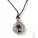 MEN'S STAINLESS STEEL PENDANT NECKLACE