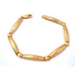 BRACCIALE UOMO IN ORO GIALLO 18 KT