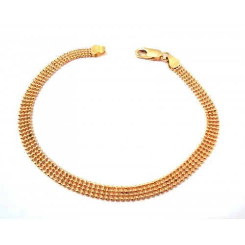 BRACELET YELLOW GOLD 18 KT model "man/woman"