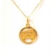 COLLANA IN ORO GIALLO 18 KT CIONDOLO CANCRO SEGNO ZODIACALE