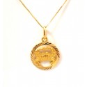 COLLANA IN ORO GIALLO 18 KT CIONDOLO CANCRO SEGNO ZODIACALE