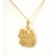 COLLANA IN ORO GIALLO 18 KT CIONDOLO LEONE SEGNO ZODIACALE