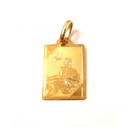 CIONDOLO SAGITTARIO SEGNO ZODIACALE ORO GIALLO + COLLANA LACCIO IN OMAGGIO