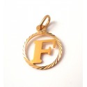 INITIAL LETTER F PENDANT NECKLACE CORD + FREE GIFT