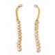 ORECCHINI TENNIS IN ORO GIALLO 18 KT CON 22 ZIRCONI