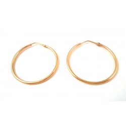 PENDIENTES DE ARO EN AMARILLO ORO 18 KT 