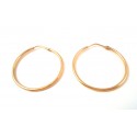 BOUCLES D'OREILLES CERCEAUX EN OR JAUNE 18 KT 