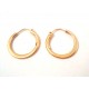 SQUARE HOOPS EARRINGS YELLOW GOLD 18 KT