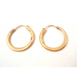 SQUARE HOOPS EARRINGS YELLOW GOLD 18 KT