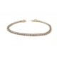 BRACCIALE TENNIS IN ORO BIANCO 18KT CON ZIRCONI BANCHI