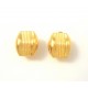 EARRINGS IN YELLOW GOLD 18 KT WITH LOCKING CLIPS