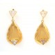 EARRINGS IN 18 KT YELLOW GOLD with CLIPS