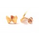 ORECCHINI FIOCCO IN ORO GIALLO 18 KT 