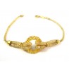 18 KT YELLOW GOLD BRACELET with CHARMS