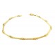 BRACCIALE IN ORO GIALLO 18 KT LAVORAZIONE TUBOLARE CON SFERE