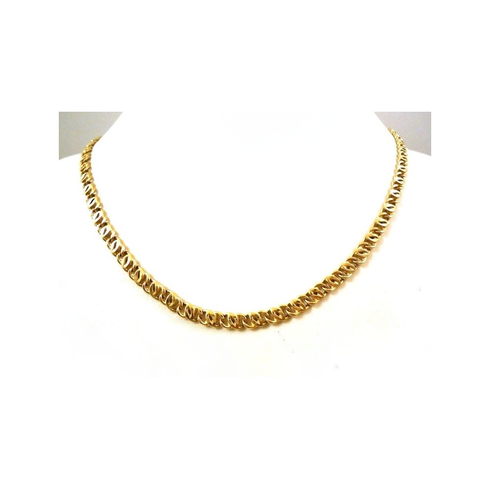 necklace yellow gold chain in 18 kt da man