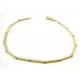 BRACCIALE SFERE IN ORO GIALLO E BANCO 18 KT UNISEX