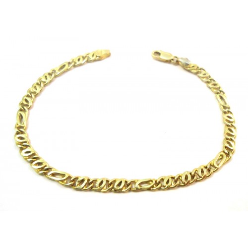 BRACCIALE CATENA IN ORO GIALLO 18 KT UNISEX