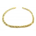 BRACCIALE CATENA IN ORO GIALLO 18 KT UNISEX