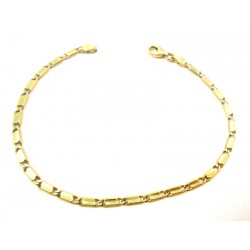 BRACCIALE CATENA IN ORO GIALLO 18 KT 