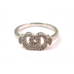 DARE RING WHITE GOLD 18 KT RHODIUM PLATED SILVER LADIES with CUBIC ZIRCONIA