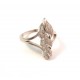 DARE RING WHITE GOLD 18 KT RHODIUM PLATED SILVER LADIES with CUBIC ZIRCONIA