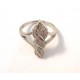 DARE RING WHITE GOLD 18 KT RHODIUM PLATED SILVER LADIES with CUBIC ZIRCONIA