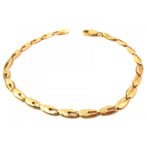 BRACCIALE UNISEX IN ORO GIALLO 18 KT 