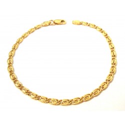 BRACCIALE CATENA IN ORO GIALLO 18 KT 