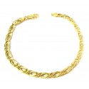 BRACCIALE CATENA IN ORO GIALLO 18 KT 