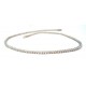 COLLANA COLLIER TENNIS IN ARGENTO RODIATO ORO BIANCO CON ZIRCONI 