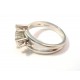 RING TRILOGY DIAMANT-DAMEN-WEIß-GOLD 18 KT 