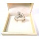 ANELLO TRILOGY CON DIAMANTI DA DONNA IN ORO BIANCO 18 KT 