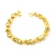 BRACCIALE DA DONNA IN ORO GIALLO E BIANCO 18 KT