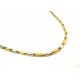 COLLANA DA UOMO IN ORO GIALLO E BIANCO 18 KT