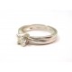 SOLITAIRE RING AUS WEISSGOLD 18 KT MIT DIAMANT