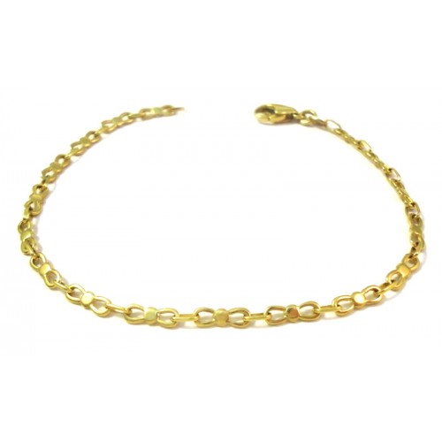 BRACCIALE DONNA IN ORO GIALLO 18 KT MODELLO CATENA