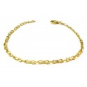 BRACCIALE DONNA IN ORO GIALLO 18 KT MODELLO CATENA