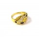 ANELLO DA DONNA IN ORO GIALLO 18 KT CON ZIRCONI