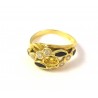 ANELLO DA DONNA IN ORO GIALLO 18 KT CON ZIRCONI