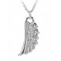 NECKLACE ANGEL SILVER RHODIUM-PLATED WHITE GOLD 18 KT 