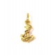 CIONDOLO ANCORA IN ORO GIALLO 18 KT + COLLANA OMAGGIO