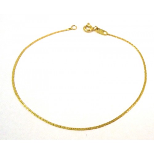 BRACCIALE UNISEX IN ORO GIALLO 18 KT 