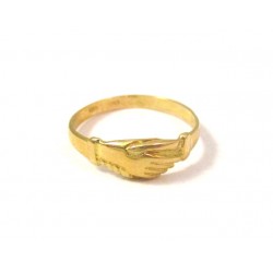 ANELLO UNISEX SANTA RITA IN ORO GIALLO 18 KT