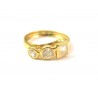 ANELLO TRILOGY DA DONNA IN ORO GIALLO 18 KT CON ZIRCONI