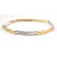 BRACCIALE DA UOMO IN ORO GIALLO E BIANCO 18 KT