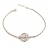 BRACCIALE DA UOMO IN ORO GIALLO 18 KT E CAUCCIU'