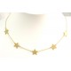 COLLANA DA DONNA CON STELLE IN ORO GIALLO 18 KT