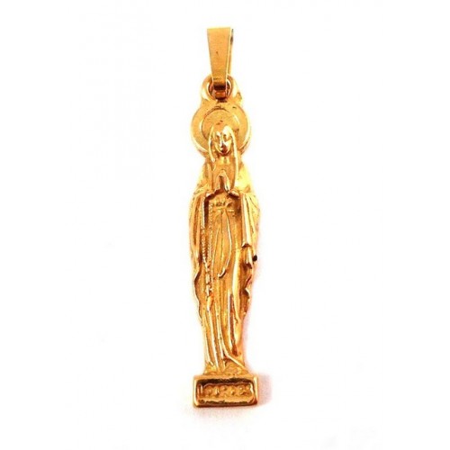 CIONDOLO MADONNA IN ORO GIALLO+COLLANA LACCIO IN OMAGGIO